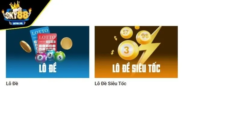 Các dạng cá cược lô đề nổi bật tại SKY88