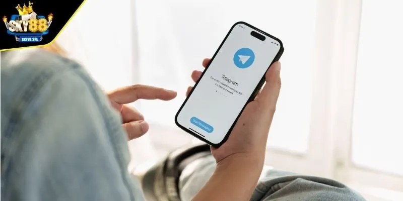 Thông qua Telegram để nhận trợ giúp từ nền tảng