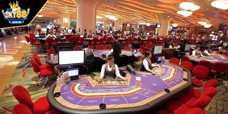 Tổng hợp sảnh chơi tại Casino SKY88